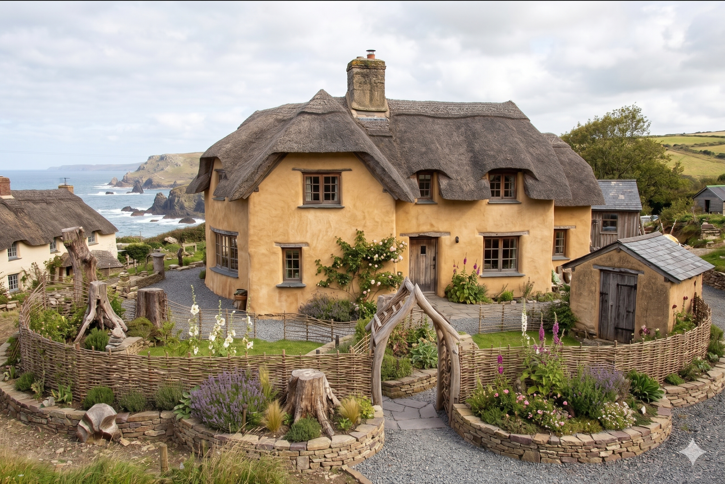 Traditional cob house representing the need for specialist cob house insurance and tailored coverage solutions.