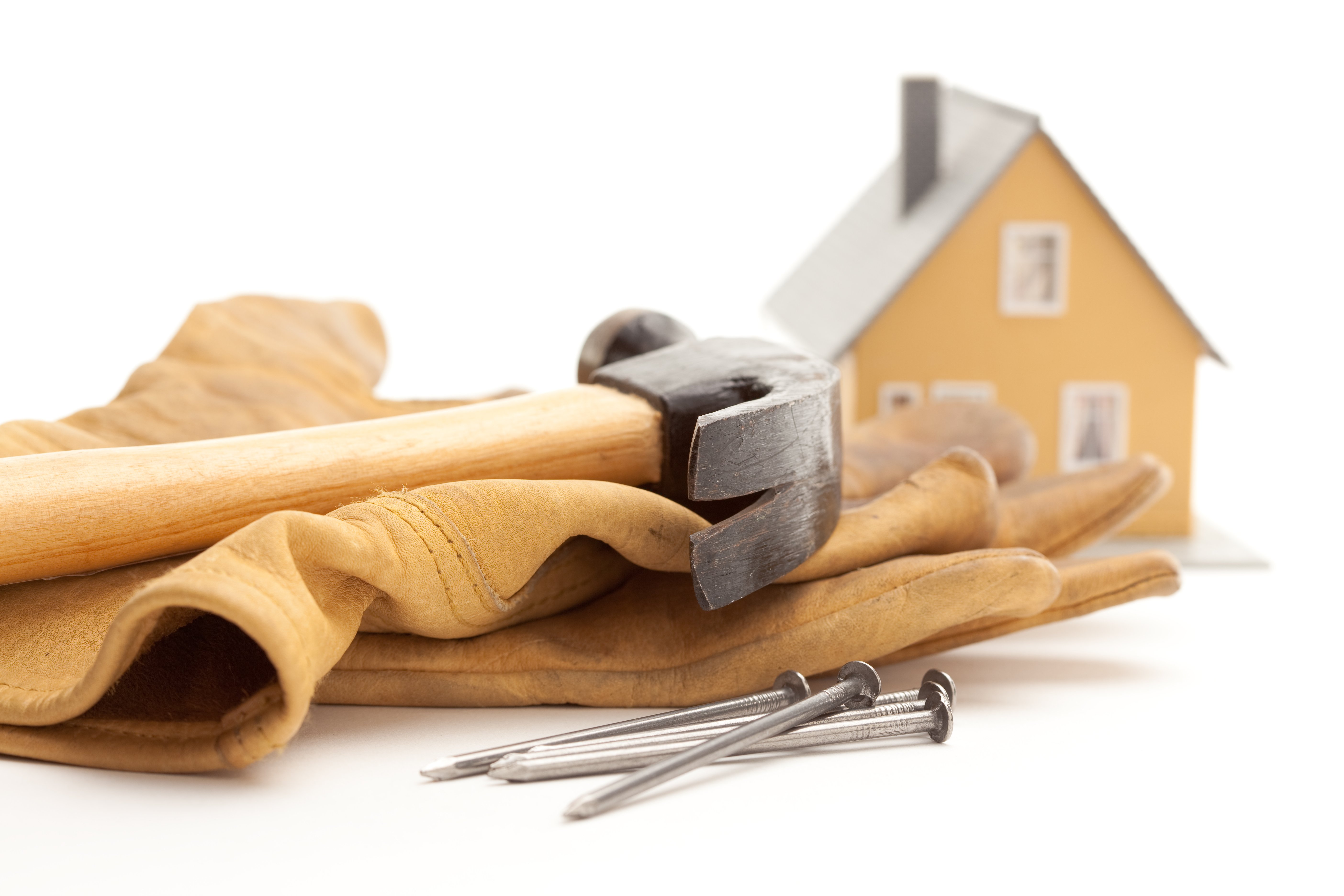 Home renovation in progress with construction tools, representing insurance for house renovation and protection during building work.